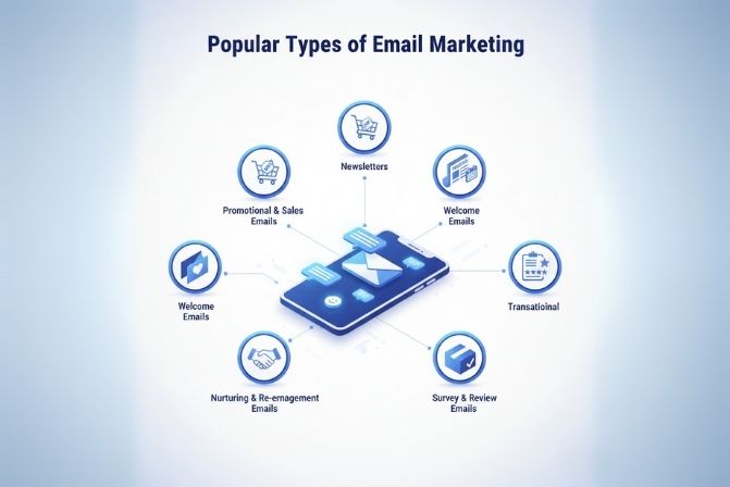 Các loại Email Marketing phổ biến