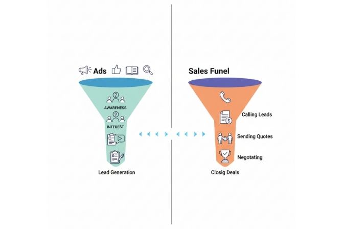 Marketing Funnel vs Sales Funnel