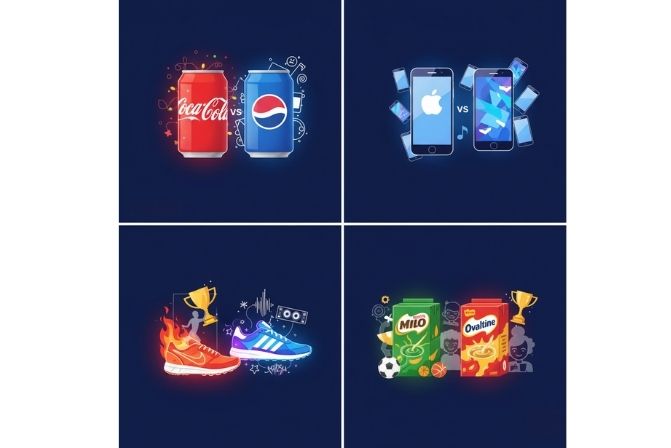 Ví dụ các cặp đối thủ cạnh tranh nổi tiếng