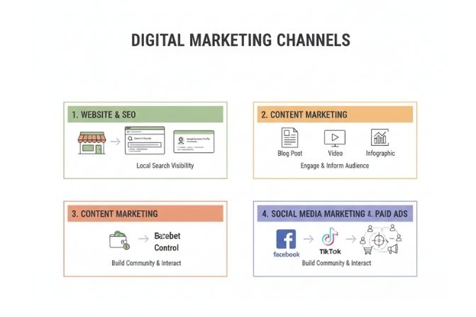 Các kênh Digital Marketing hiệu quả cho Doanh nghiệp nhỏ