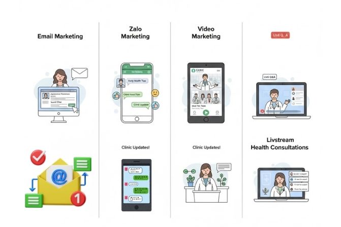 Các kênh Marketing Y Tế khác