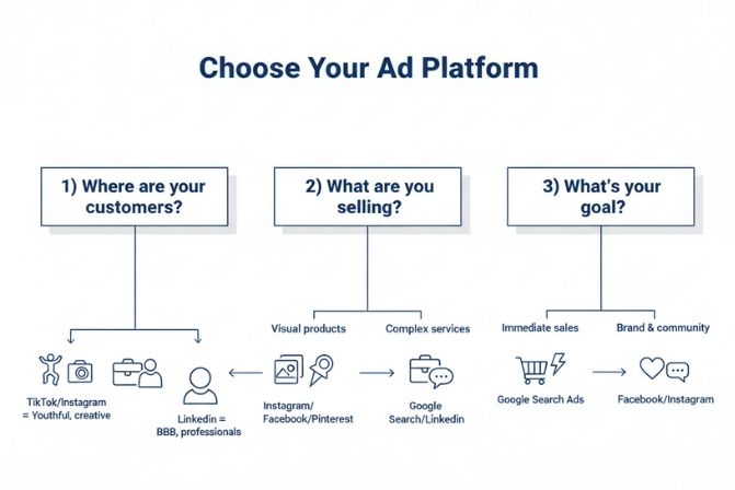 Cách chọn nền tảng quảng cáo phù hợp