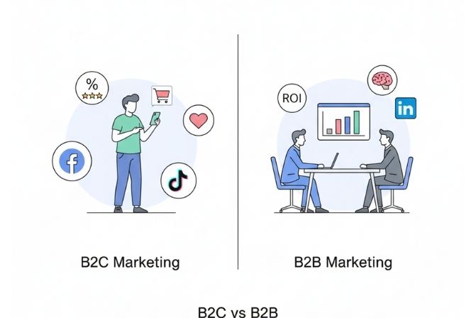 Digital Marketing B2C vs B2B