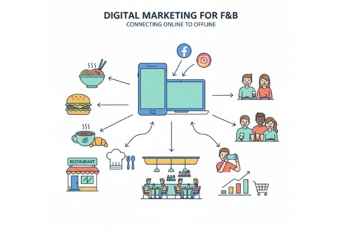 Digital Marketing ngành F&B là gì