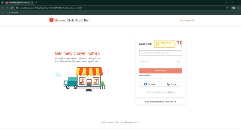 Kênh Người Bán của Shopee