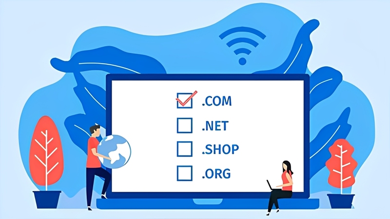 Trường hợp nên sử dụng .com