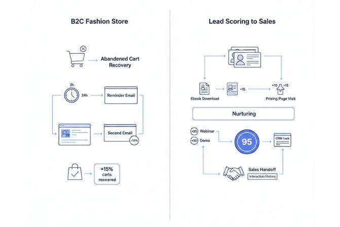 Ví dụ thực tế Marketing Automation