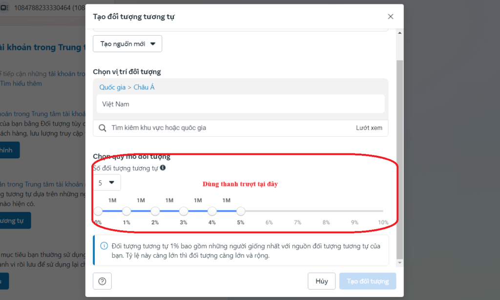 Chọn kích thước đối tượng